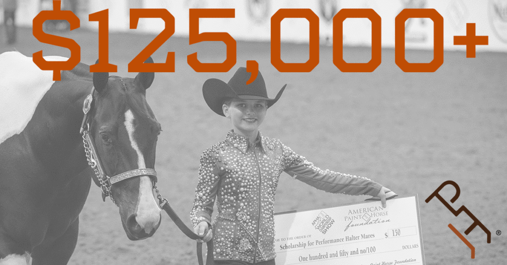 $125,000 for Youth attending the 2022 APHA World Show