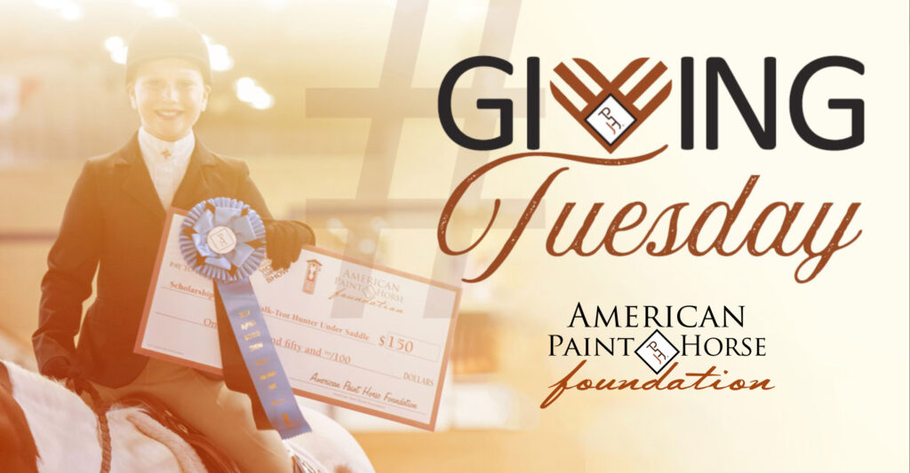 Give back to your Paint Horse community on #GivingTuesday