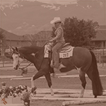 APHA member showing their Paint Horse.