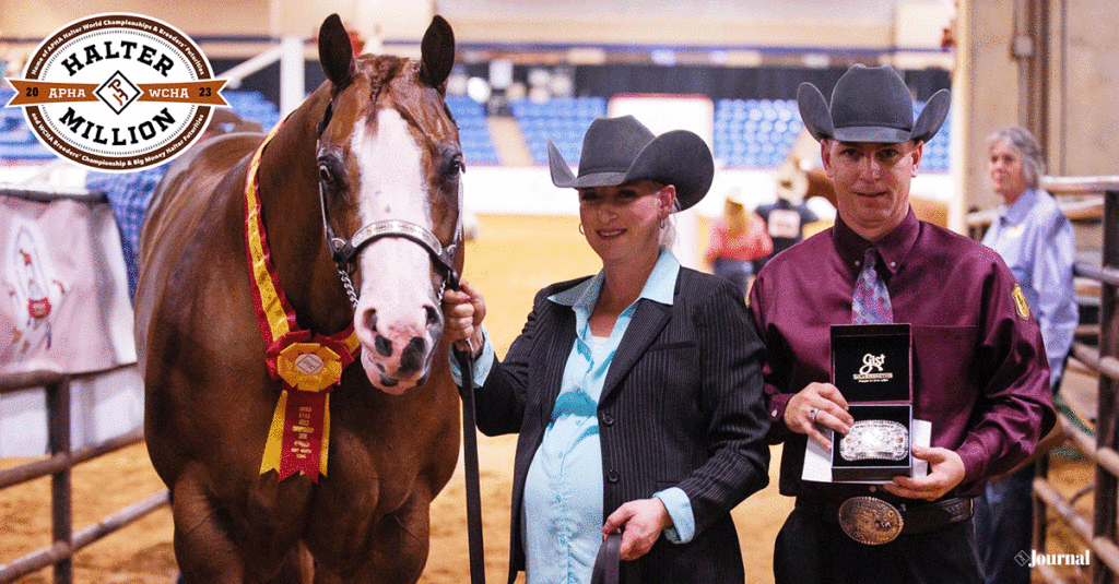 Erin Henderson smiling with her winnings.