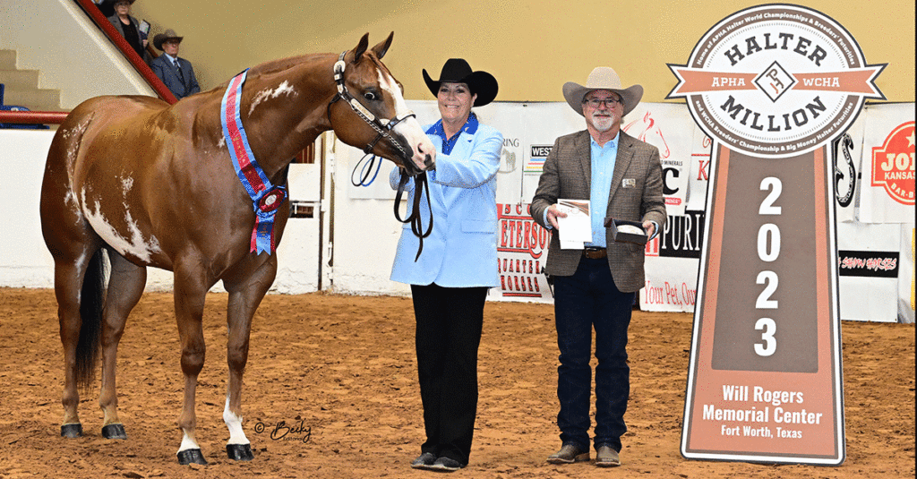 Leading Owner/Breeder/Exhibitor, Kim Helburg with DE Finest Legend.