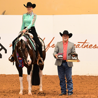 Award presentation at World Show.