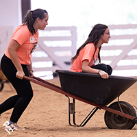 Youth members competing in the Youth Team Tournament.