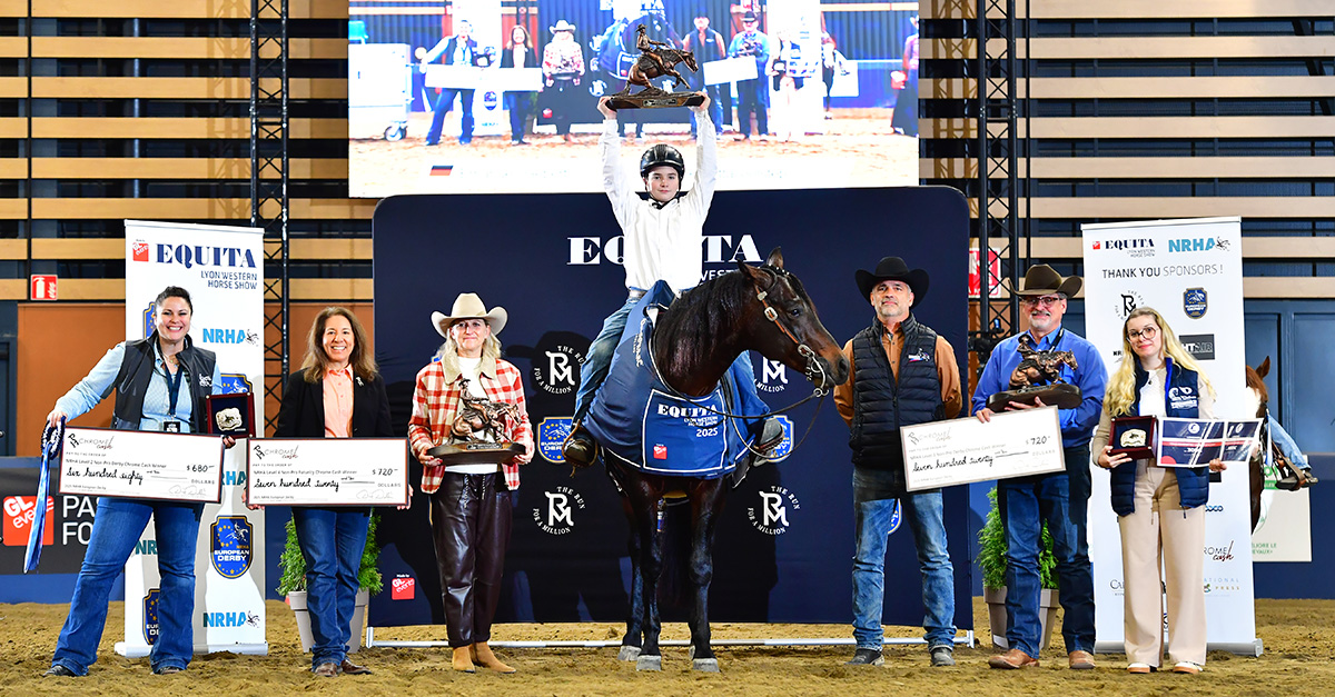 Chrome Cash Sets Records at the 2025 NRHA European Derby 2025 NRHA European Derby