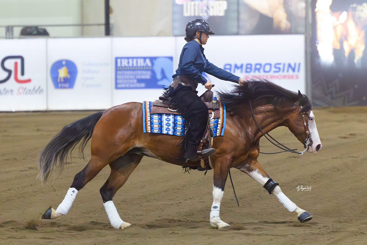 2026 NRHA European Futurity Danielle Azaria & he Forces Genuine